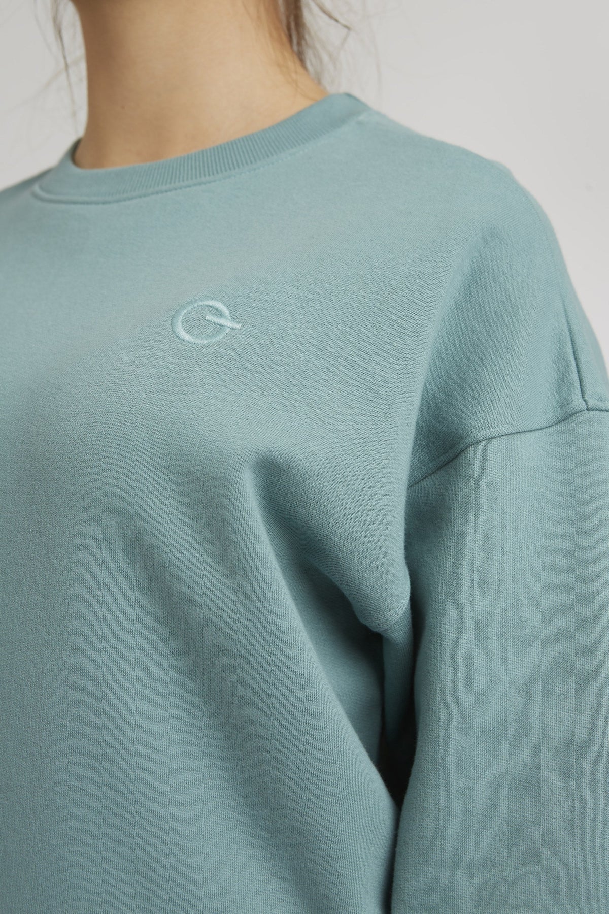 TT1022 Sweater soft moss (GOTS)