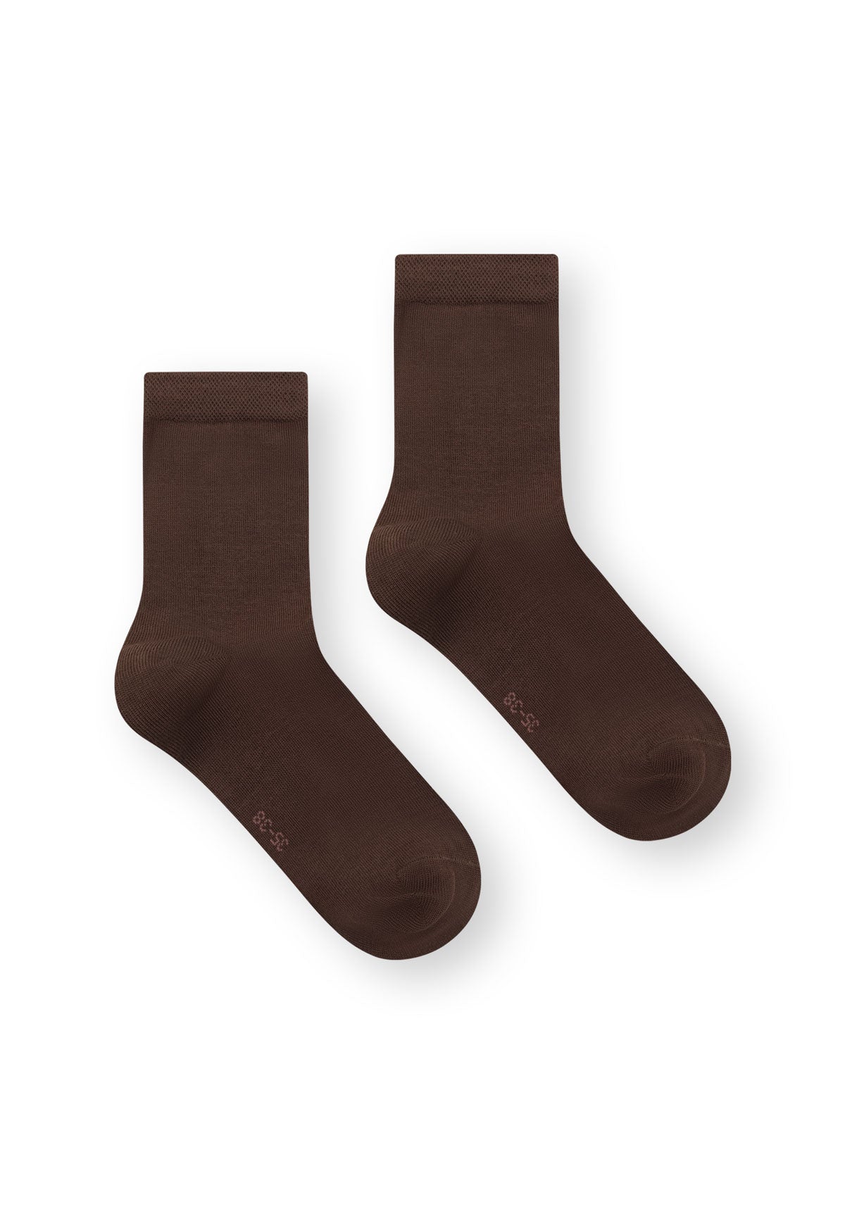 3 Pack Mid Socks Brown (GOTS)
