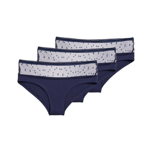 3 Pack TT21 Panty Netlace Midnight (GOTS)