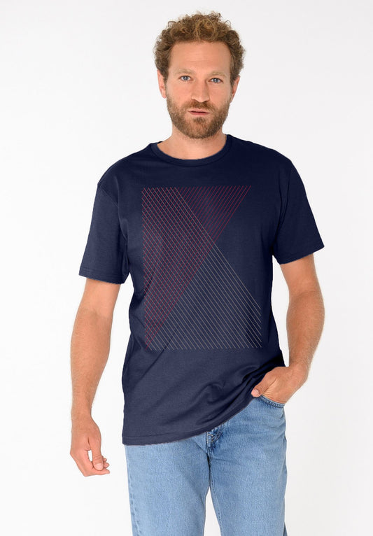 TT02 T-Shirt Spacegrid midnight (GOTS, vegan)