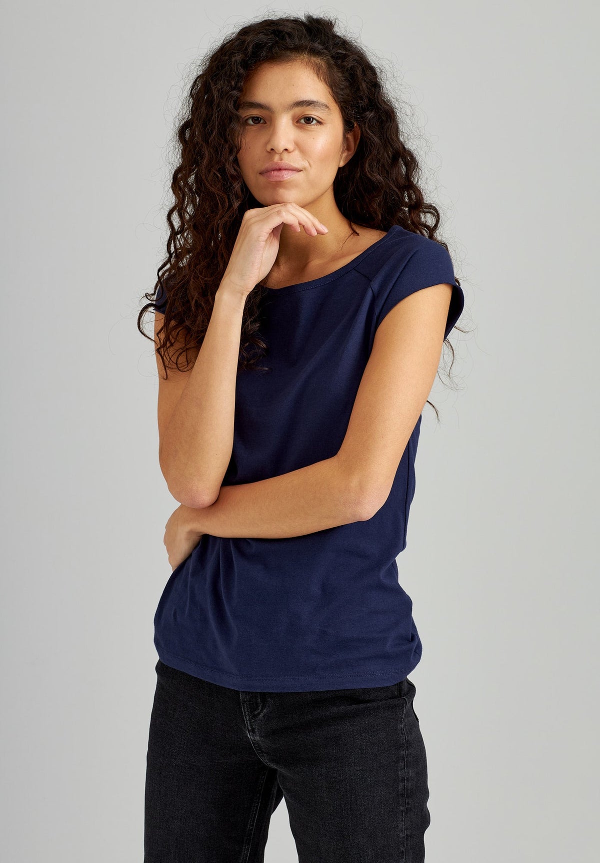 TT04 Cap Sleeve T-Shirt midnight 180 g/m² (GOTS, vegan)