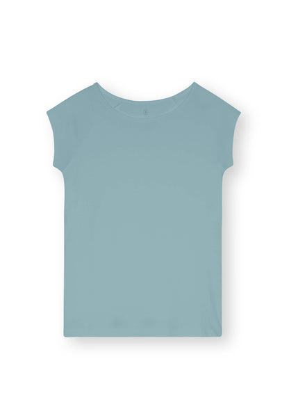 TT01 Cap Sleeve T-Shirt green blue 145 g/m² (GOTS, vegan)