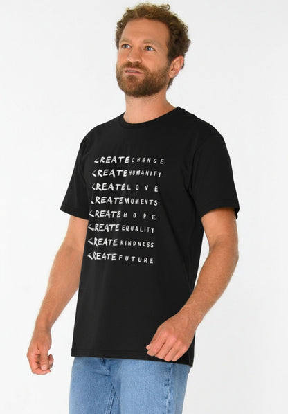 TT02 T-Shirt Create black (GOTS, vegan)