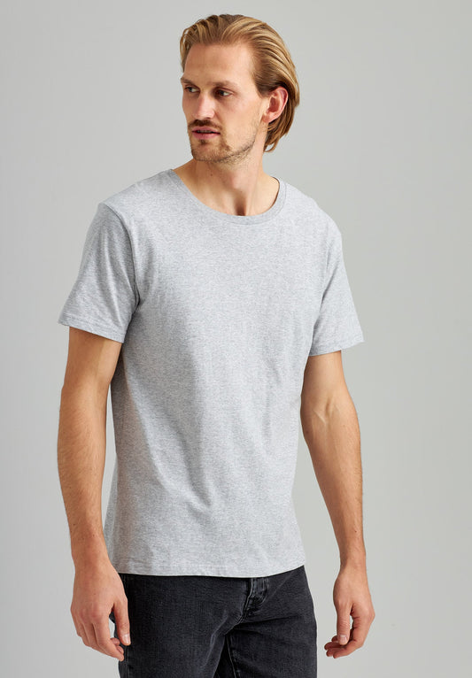 TT02 T-Shirt grey melange 180 g/m² (GOTS, vegan)