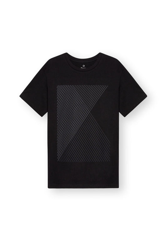 TT02 T-Shirt Spacegrid black (GOTS, vegan)
