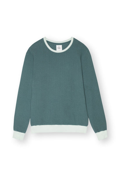 TT1029 Sweater Structured fir tree (GOTS)