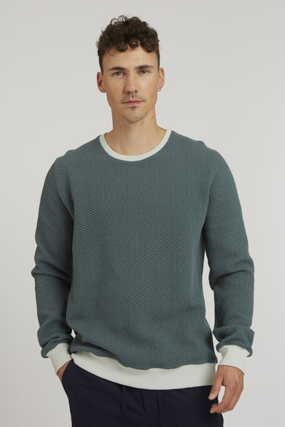 TT1029 Sweater Structured fir tree (GOTS)