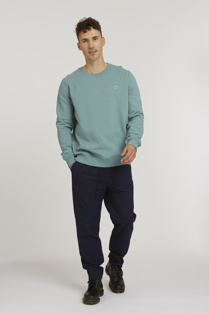 TT1029 Sweater soft moss (GOTS)