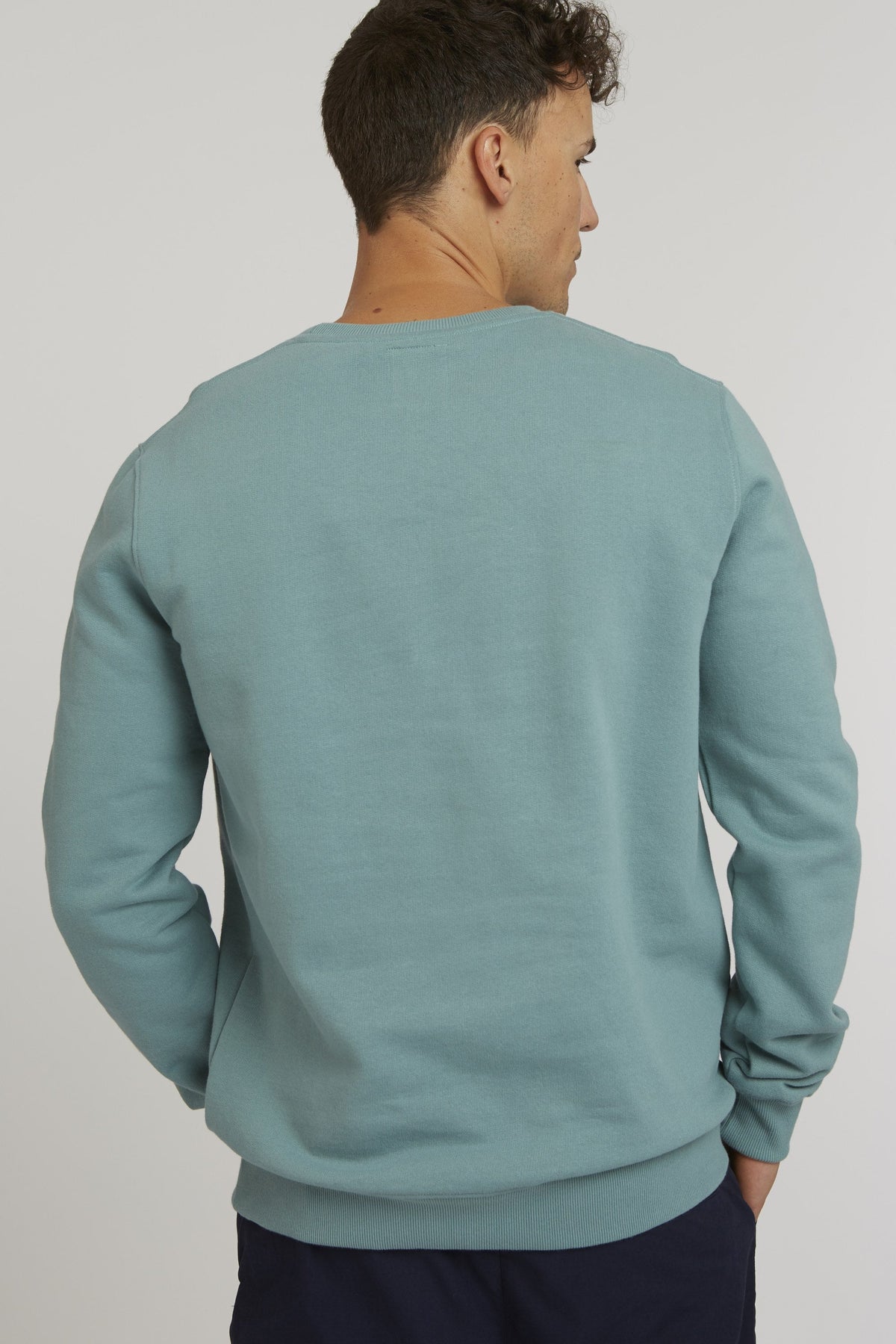 TT1029 Sweater soft moss (GOTS)