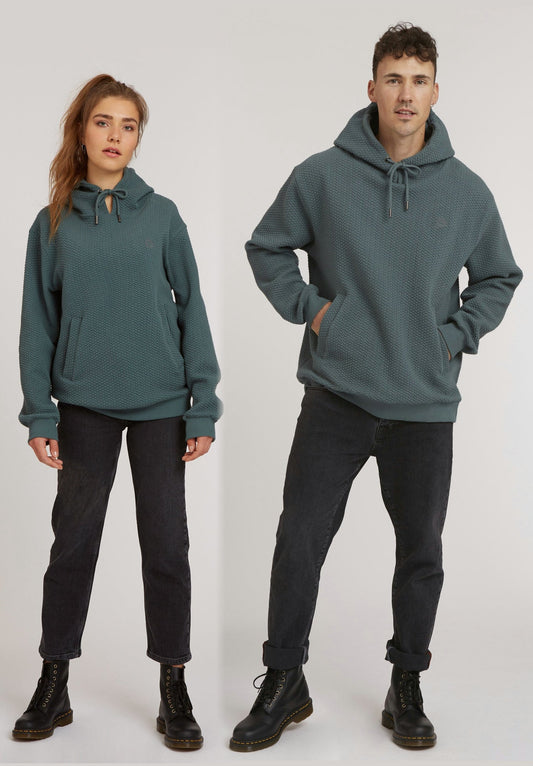 TT1044 Hoodie Structured Oversized unisex fir tree (GOTS, vegan)