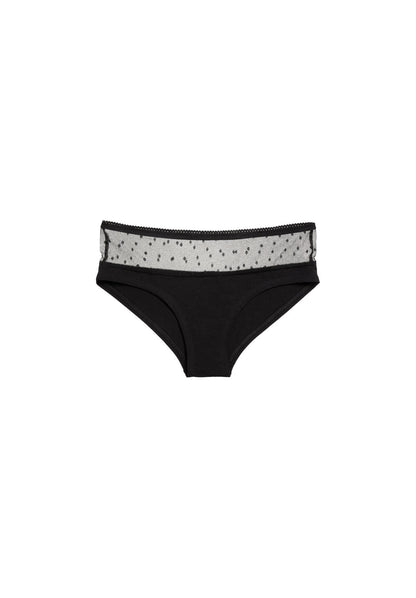 3 Pack TT21 Panty Netlace Black (GOTS)