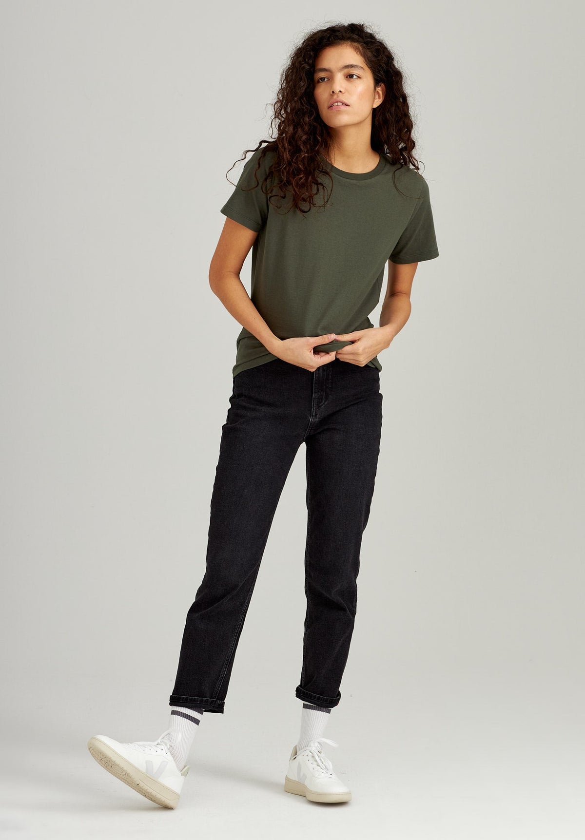TT85 T-Shirt moss (GOTS, vegan)
