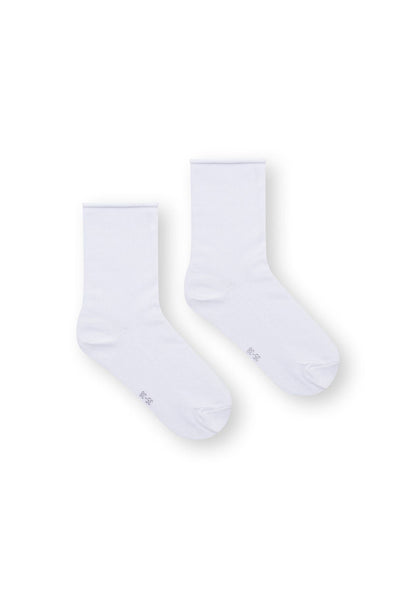 3 Pack Mid Socks Relax White (GOTS)